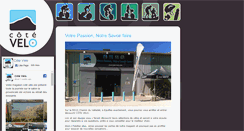 Desktop Screenshot of cote-velo.com